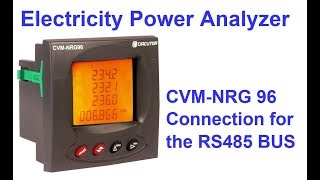 Electricity Power Analyzer  CVMNRG96 [upl. by Ecnatsnok]