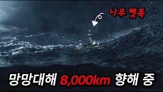 이게가능해 오직 뗏목으로 바람과 해류를 이용하여 페루에서 출발하여 8000km를 향해 한《실존인물》을 다룬 영화 스포리뷰 [upl. by Siulesoj]