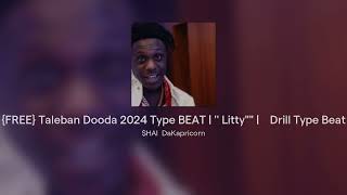 FREE Taleban Dooda 2024 Type BEAT   Littyquotquot  Drill Type Beat [upl. by Ennagem]