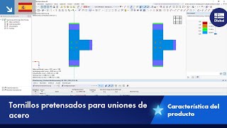 Tornillos pretensados para uniones de acero [upl. by Aliwt711]