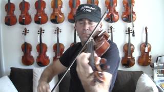 Ming Jiang Zhu Violin Review  Schindlers List [upl. by Anaej75]