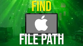 How To Find File Path On Mac Solved [upl. by Yelyab]