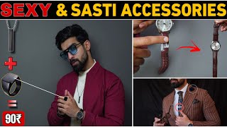 20 SEXY amp SASTI Accessories MUST HAVES Wardrobe essentials Men Rings Chain Bracelet Men Suit [upl. by Ivel]