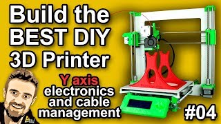 Build the BEST DIY 3D Printer  Y axis electronics and cable management 04 [upl. by Raamal86]