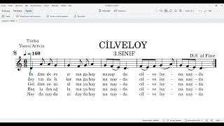 CİLVELOY 3SINIF [upl. by Eibo]