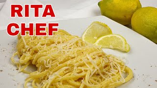 PASTA AL LIMONE🍋RITA CHEF  Delicata e gustosa [upl. by Ahset]