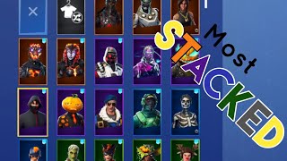 Most Stacked Fortnite Locker Showcase 1 Skins [upl. by Kirat]