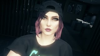 Pretty Female Character Creation GTA 5 Next Gen Xbox One TALIA [upl. by Divadleahcim]