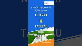 Alteryx vs Tableau  Which One To Learn TekSlate alteryx tableau shorts [upl. by Jedlicka475]