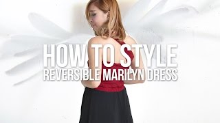 Twenty3  How to Style Reversible Marilyn Dress Part 1 [upl. by Annawad]