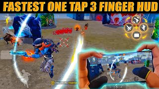 Best Fastest 3 Finger Custom Hud  3 Finger Custom Hud Free Fire 3 Finger Super Movement Custom Hud [upl. by Eatton883]