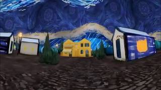 360° View Vincent Van Goghs Starry Night [upl. by Elacsap]