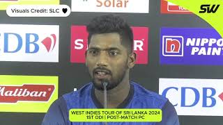 West Indies tour of Sri Lanka 20241st ODI  PostMatch PC [upl. by Vijnas]