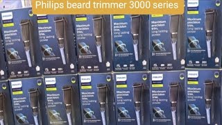 Philips 3000 series Titanium blades cordless beard trimmer power Adapt TechnologyBT343515 Blue [upl. by Gerianna753]