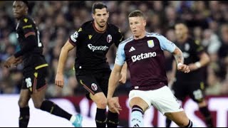 Aston Villa vs Bologna 20 Partita Momenti salienti e Gol Champions League [upl. by Tomkin824]