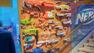 NEW 2018 NERF BLASTERS TOY FAIR COVERAGE [upl. by Forward743]