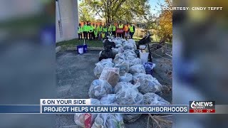 Omahas Blue Bucket Project helping keep city neighborhoods clean [upl. by Garfinkel]