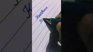 Keerthana Karnika Sowndarya 💝  handwriting  cute  calligraphy  subscribe [upl. by Geer795]