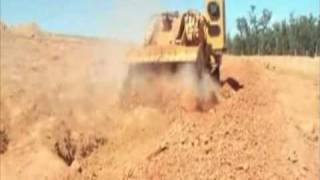 T1255III Terrain Leveler Surface Excavation Machine in Bauxite [upl. by Acyssej]