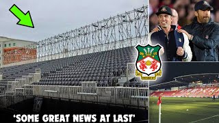 BREAKING WREXHAM AFC ISSUE AN EXCITING amp IMPORTANT STATEMENT ON TEMPORARY STAND… [upl. by Aitra]