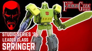 Studio Series 86 Leader SPRINGER EmGos Transformers Reviews N Stuff [upl. by Aynek]