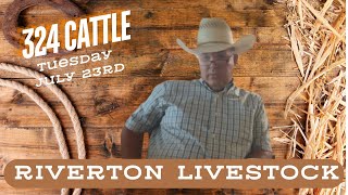 Jeff Brown Market Report from Riverton Livestock in Riverton WY for Tuesday July 23 2024 [upl. by Aidualc]