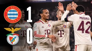 Bayern beat Benfica with Musiala header  Highlights Champions League [upl. by Assirat828]