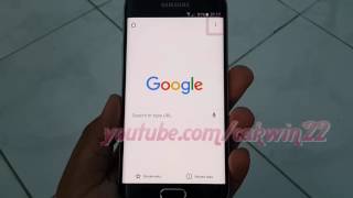 Samsung Galaxy S6 Edge  How to new tab settings in Google Chrome Android [upl. by Llenyaj]