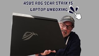 Asus ROG Scar Strix 15 Gaming Laptop Unboxing [upl. by Reiniar]