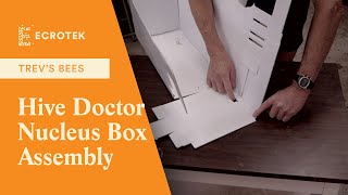 Trevs Bees  Hive Doctor Nucleus Box Assembly [upl. by Annaiviv855]