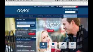 Arvest Bank Online Banking Login [upl. by Attekahs]