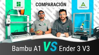 Comparación y Review  Creality Ender 3 V3 y Bambu Lab A1⚡ ¿Cúal es mejor🤔 [upl. by Damaris]