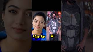 Prabhas love 💝😘 Propose Rashmika Mandhana  prabhas rashmikamandanna krithishetty shorts [upl. by Nylrehs]