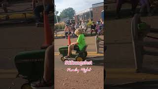 Henry in the 2024 Stiftungsfest Kids Tractor Pull 🚜 smalltownlife [upl. by Hugo]