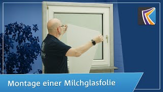 Milchglasfolie von Velken anbringen ✅ So einfach geht es [upl. by Adnerak]