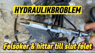 MOWI 2245 Griplastarvagn med hydraulikproblem Felsöker med fel ingång men hittar slutligen felet [upl. by Atilol725]