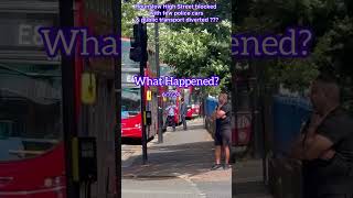 What happened Hounslow High Street blocked with few police cars amp public transport diverted [upl. by Morven733]