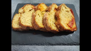 recette de cake chorizo maroilles issu du livre le quotcake de Sophie quot [upl. by Molton]