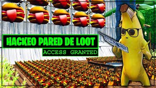 HACKEAMOS PARED DEL LOOT 1000 COFRES FORTNITE MINIJUEGOS [upl. by Ferne506]