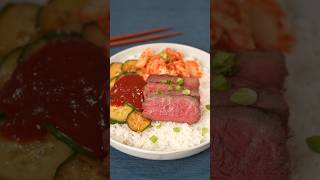 GochujangMarinated Top Sirloin Steak Bowl Recipe [upl. by Aphra]