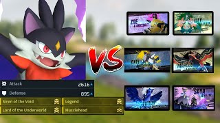 Max Upgraded Tombat vs All Tower Bosses  Palworld’s Winged Phantom of the Night [upl. by Adidnere]