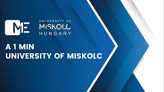 1 min University of Miskolc 20231211 [upl. by Docilla]