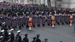 Remembrance Sunday Highlights The Massed Bands of the Household Division Perform Elgar  Nimrod [upl. by Atiekal]