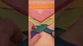 for pride month Im showing how to tie a Friendship Knot in a scout necker [upl. by Paulo744]