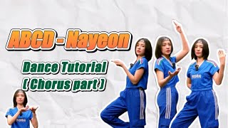 ABCD  Nayeon Dance tutorial Chorus and mirrored [upl. by Monjo]