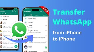 3 Ways How to Transfer WhatsApp from Old iPhone to New iPhone 15 [upl. by Eiggam320]