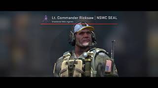 CSGO NSWC SEAL Lt Commander Ricksaw Sounds DL [upl. by Sirtimed]