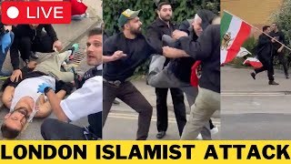 🚨 BREAKING Iran Islamists ATTACK In London [upl. by Liahus]