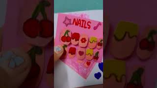 DIV nails blind bag with paper zoyas creative corner [upl. by Aitnahs829]