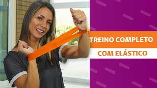 Exercícios com elástico para emagrecer e fortalecer a musculatura  Viver Bem [upl. by Freddi]